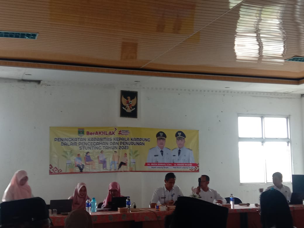 Peningkatan Kapasitas Kepala Kampung dalam Pencegahan dan Penurunan Stunting Tahun 2023 (Kamis, 05 Oktober 2023)